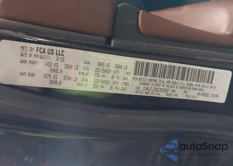 2016 Jeep Grand Cherokee Summit from USA, damaged, VIN 1C4RJFJT0GC352567